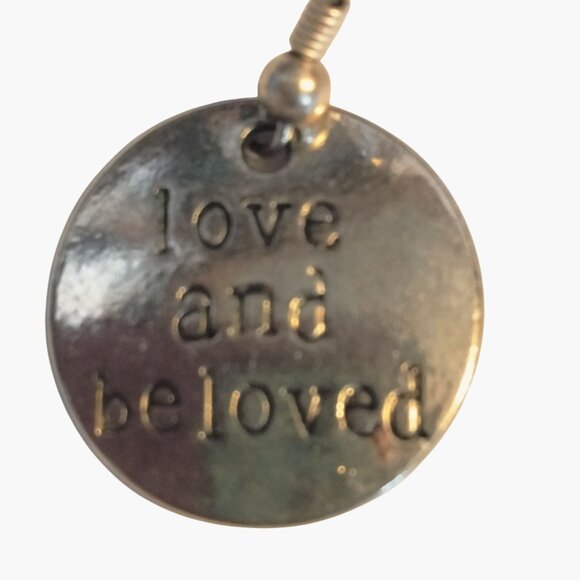 Love and Be Loved Earring Inspiration Motivation Romance Valentine - Picture 2 of 6